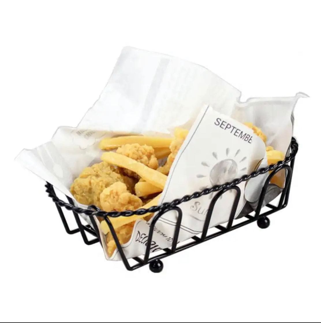 Mini Grill French Fries Basket, Snack Potato Chips Barrel Container, Convenient Snack Basket, Multifunction Stainless Steel Basket, Portable Frying Basket Strainer Colander Basket, Iron Convenient Bucket Basket Mini Grill French Fries Basket, Snack Potato Chips Barrel Container, Convenient Snack Basket, Multifunction Stainless Steel Basket, Portable Frying Basket Strainer Colander Basket, Iron Convenient Bucket Basket
